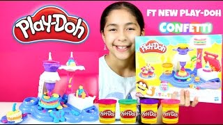 Tuesday Play Doh Cake Party Whit PLAY DOH CONFETTI B2cutecupcakes [upl. by Aynatahs]