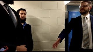 EXCLUSIVE  DAVID WOOD TRIES TO SHAKE HIJABS HAND [upl. by Barr625]