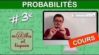 LE COURS  Probabilités  Troisième [upl. by Alicec511]