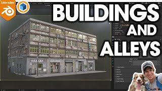 Easy BUILDINGS AND ALLEYS with Procedural Alleys [upl. by Levon273]