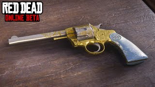 Red Dead Online  DoubleAction Revolver Weapons Customization amp Showcase  RDR 2 [upl. by Musihc]