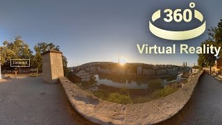 Sunrise View From Lindenhof  Zurich in Virtual Reality  360 degrees videos [upl. by Beryle823]