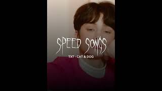 TXT  Cat and Dog speed up kpop [upl. by Narmak]