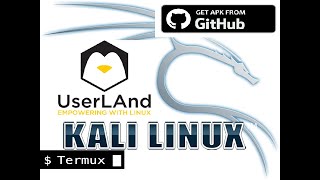 Install Kali Linux in Android with UserLAnd Anlinux and KaliNetHunter Store [upl. by Paula633]