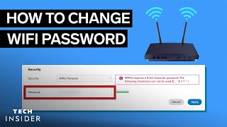 How To Change WiFi Password 2022 [upl. by Rasaec]