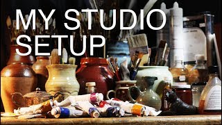 My Studio Setup  How to create an amazing art space on a budget [upl. by Atival178]