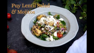 Episode 6 Puy Lentil Salad and Mojitos [upl. by Eicyac896]