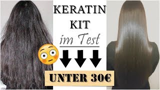 KERATIN BEHANDLUNG selber machen  Haarglättung amp Haarversiegelung für 3 Monate [upl. by Yarrum415]