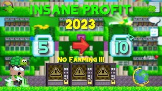 INSANE PROFIT in GROWTOPIA EASY DLS  How To Get RICH FAST in GROWTOPIA 2023 [upl. by Symons]