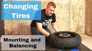 Mounting and Balancing Motorcycle Tires [upl. by Wait]