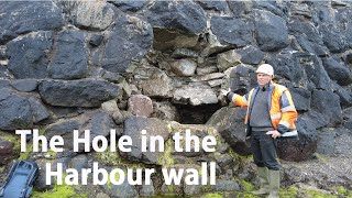 Big hole in Balbriggan harbour wall [upl. by Benoit]