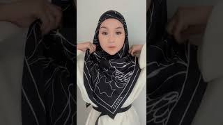 Simple hijab tutorial terbaru yang membuat penampilan lebih cantik hijabstyle [upl. by Barcroft]