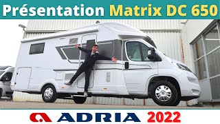 Présentation ADRIA Axxes DC 650 modèle 2022 entrée de gamme  Instant CampingCar [upl. by Bevus733]