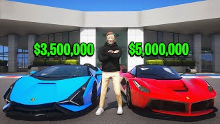 I Robbed 50 RARE Dealerships in GTA 5 RP [upl. by Papotto]