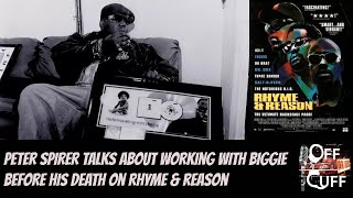 Peter Spier talks about working with Biggie before his death on Rhyme amp Reason [upl. by Apfelstadt]