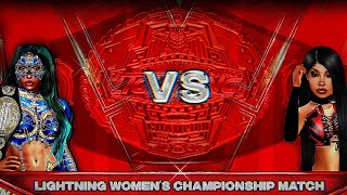 WWE2K22  Helena Rose vs Carolyn Baker  Lightning Womens Championship Match [upl. by Thomey855]