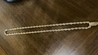 14k 6mm rope chain [upl. by Pat723]