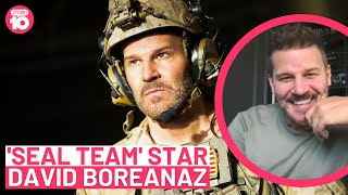 SEAL Team Star David Boreanaz  Studio 10 [upl. by Guerra376]