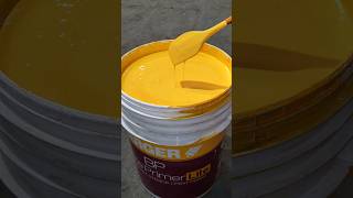 making mango colour  primer paint  lite white primer satisfying ytshorts [upl. by Ecirb]