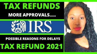 Tax refund 2021 IRS refund where’s my refund status update [upl. by Richlad]