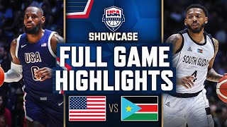 SOUTH SUDAN vs USA  USAB SHOWCASE  FULL GAME HIGHLIGHTS  July 20 2024 [upl. by Norrahc]