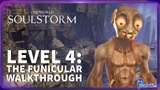 Oddworld Soulstorm  Level 4  The Funicular  All Mudokons Secret Areas Royal Jelly 🏆 [upl. by Toole315]