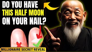 The True Meaning of Having a HALF MOON on Your THUMB NAIL✨ Money Secret Revealed [upl. by Polinski]