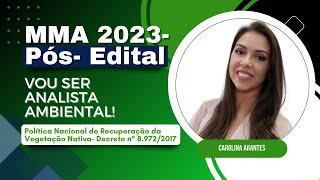 PÓSEDITAL Concurso MMA 2024 Decreto n° 89722017 com Carolina Arantes [upl. by Adeirf]