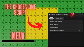 Roblox The Chosen One Script [upl. by Nolana]