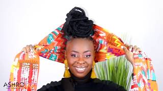 How to Tie a Headwrap  Bow [upl. by Ilbert]