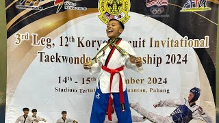 Koryo Taekwando Poomsae championship 2024 at SUKPA kuantan [upl. by Assel]