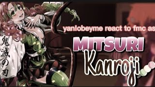 Yandereobeyme react to fmc as MITSURI KANROJI DEMONSLAYER KIMETSUNOYAIBA OBEYME GACHA [upl. by Mommy]