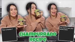 RESPONDING TO YOUR ASSUMPTIONS ABOUT ME  MAKING CHAMPURRADO FOR THE FIRST TIME [upl. by Cornew]