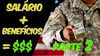 Quanto ganha um militar nos EUA Salário e Benefícios das Forças Armadas  Parte 2 [upl. by Ttevy]