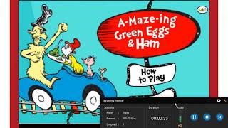 Amazeing Green Eggs amp Ham A SeussVille HTML5 Game Gameplay [upl. by Nixon]