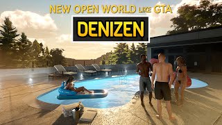 DENIZEN Early Access Gameplay Preview  New Realistic First Person SIMS Life Simulator like GTA 6 [upl. by Annawak]