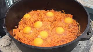 Dutch Oven Sunny Eggs [upl. by Damali]