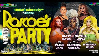 Nymphia Plane amp Sapphira  Roscoes RuPauls Drag Race Season 16 Viewing Party [upl. by Ener]