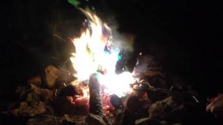 How to make multicolored fire By Howto Bob [upl. by Belanger]