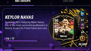 KEYLOR NAVAS 96 RATED MADFUT ICON  ALL 17 MADFUT SOLUTIONS  MADFUT ICON SBC SOLUTION  MADFUT 24 [upl. by Sieracki]