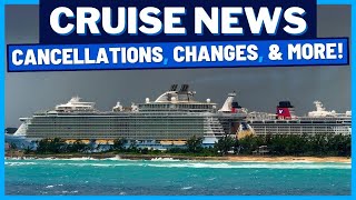 CRUISE NEWS Royal Caribbean Cruises Cancelled NCL Ships Severe Weather Forces Changes amp MORE [upl. by Eniledgam]