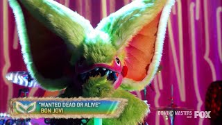 Thingamabob Performs quotWanted Dead Or Alivequot By Bon Jovi  Masked Singer  S7 E1 [upl. by Barbee]