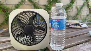 Quick Look at O2COOL Treva 5 inch Battery Powered Fan [upl. by Nannah]