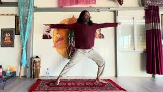 SYS7 Hatha Yoga Sadhana with Veera Kriyas Bhramari Pranayama and Anuloma Viloma for neuropathy [upl. by Htabmas]