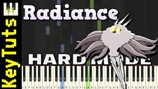 Radiance from Hollow Knight  Hard Mode Piano Tutorial Synthesia [upl. by Wilburn]