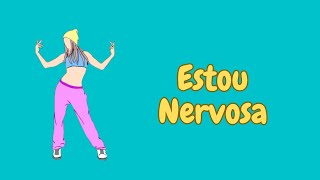 COREOGRAFIA ESTOU NERVOSA ENCANTO  LUÍZA  Tutorial e Dança [upl. by Bamford]