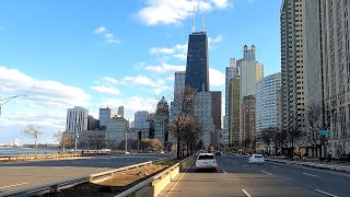 Chicago Lake Shore Drive to Indiana [upl. by Lalad]