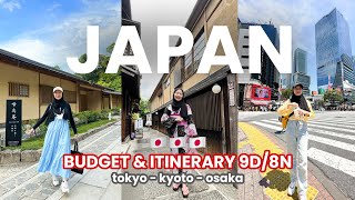 KE JEPANG HABIS BERAPA JUTA SPILL BUDGET amp ITINERARY 🇯🇵 TOKYOKYOTOOSAKA BUAT PEMULA [upl. by Neile135]