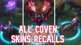 All Recalls Coven Skins [upl. by Iaverne]