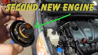 The Sludge is Strong with this one 10000 Mile Engine Oil Hyundai Sonata [upl. by Yanttirb]